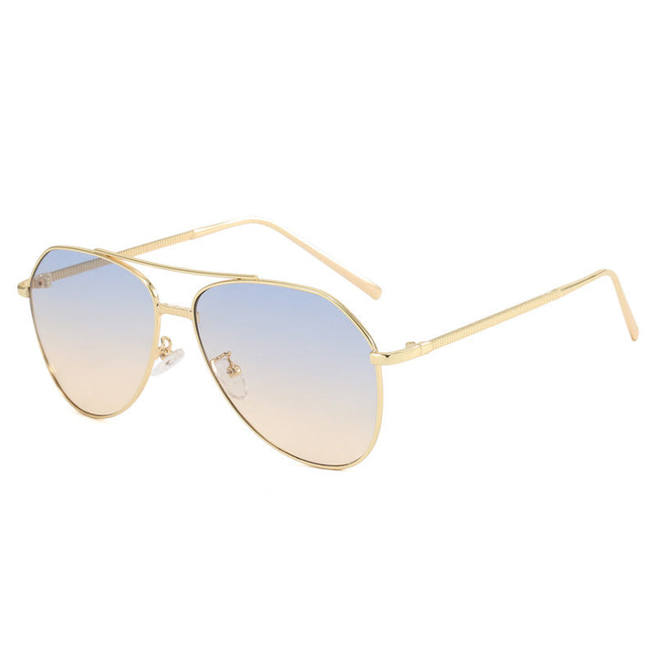 Ladies trendy aviator sunglasses with subtle gradient Kalsten