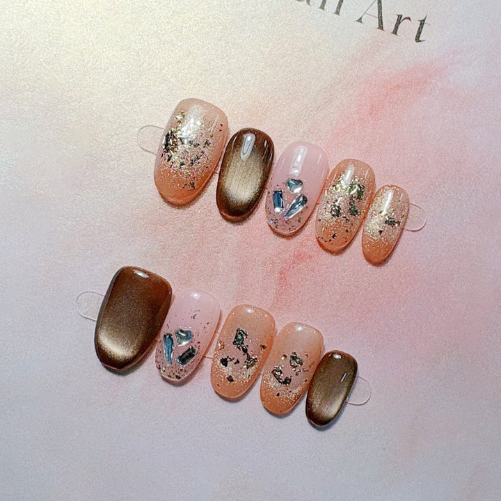 Elegant French Tip Press-On Nails Kalsten