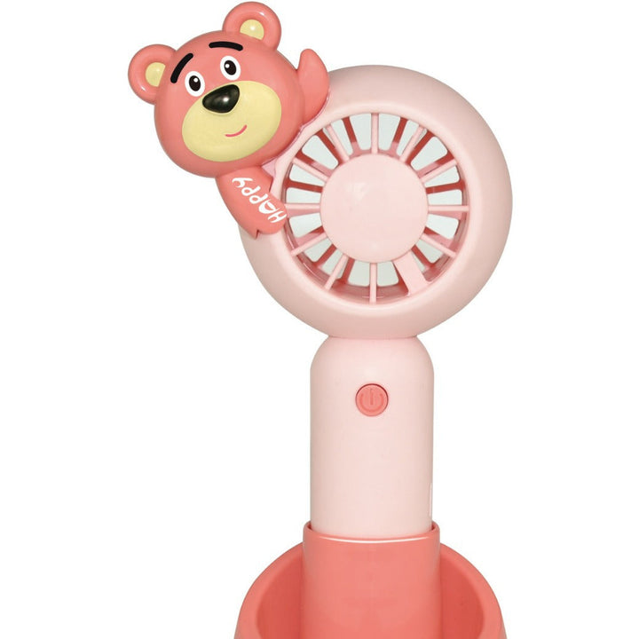 Unisex Portable Handheld Fan with Animal Design and LED Light Function Kalsten