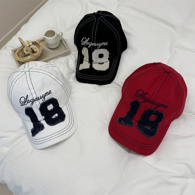 Men's Distressed Denim Baseball Cap Kalsten 1783921779