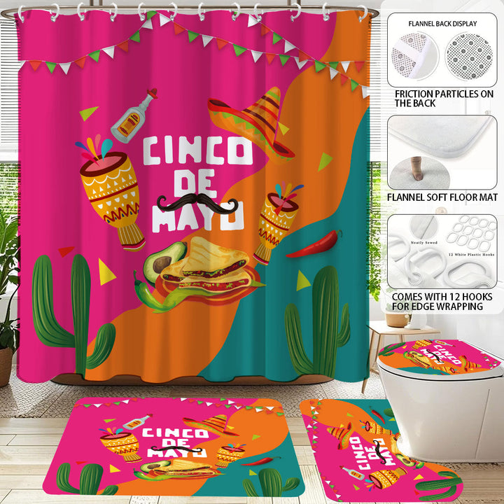 Cinco de Mayo-Themed Complete Bathroom Set Kalsten