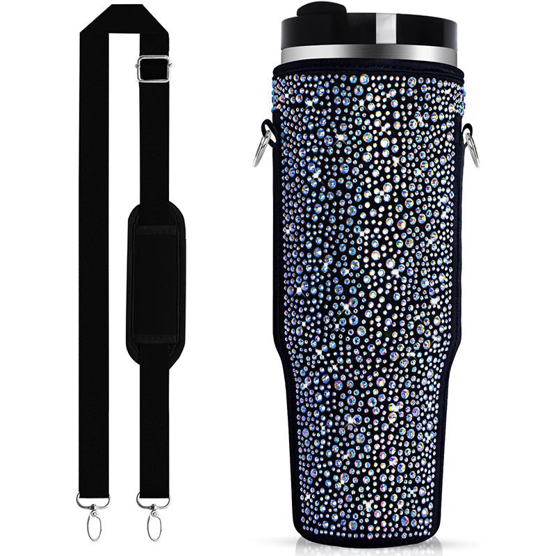 Ladies Glittering Insulated Bottle Case Kalsten