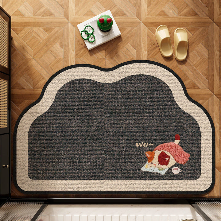 Cute Pet-Themed Bath Mat Kalsten