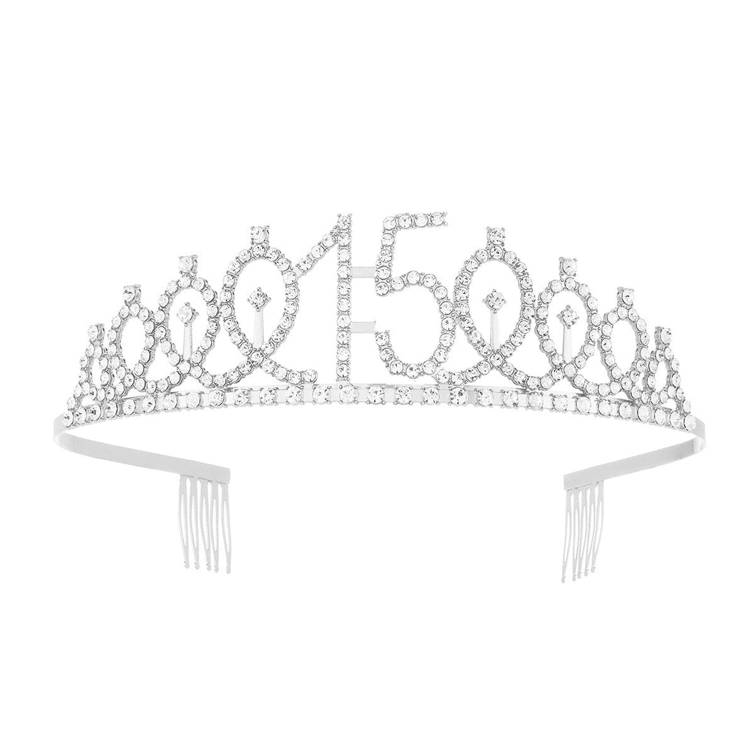 Women's Crystal-Embellished Tiara with Elegant Design Kalsten