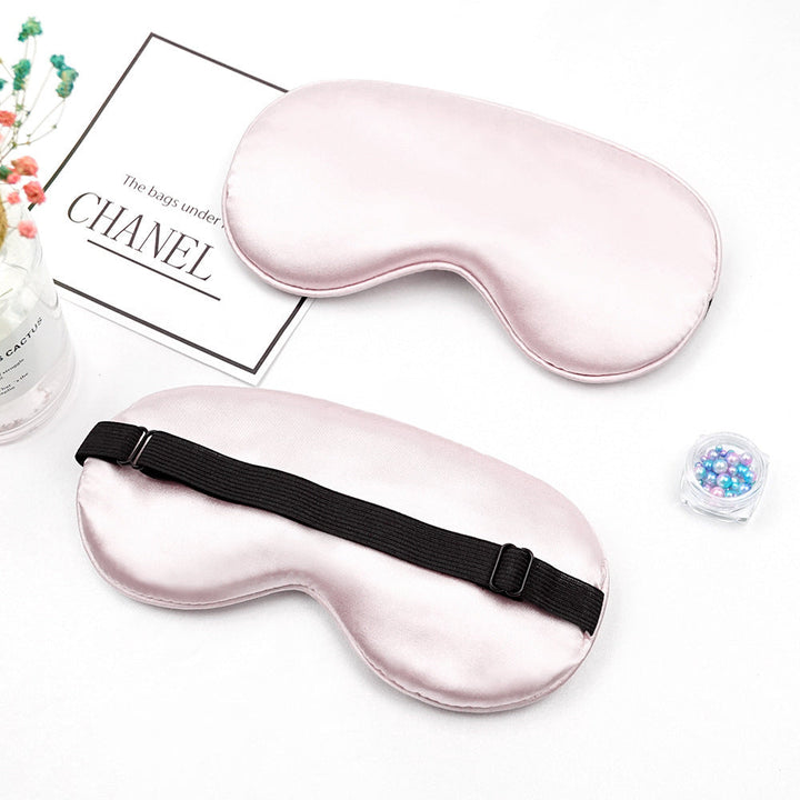Unisex nan luxurious satin sleep mask with anatomical contour and adjustable elastic band Kalsten