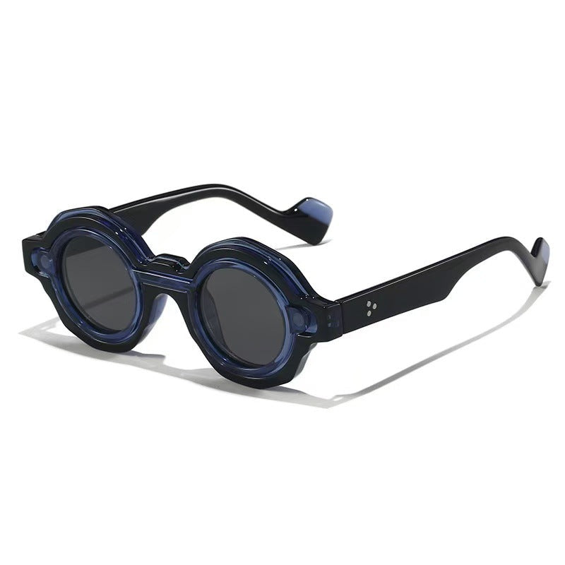 Ladies fashionable sunglasses with unique round design Kalsten