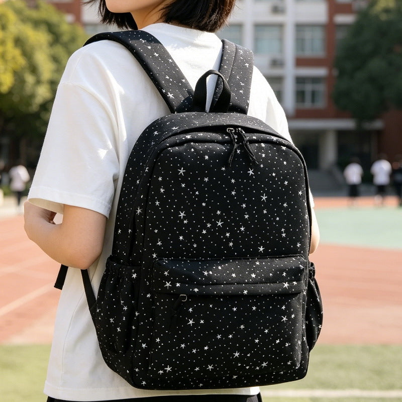 Backpack with Sparkling Star Motif Kalsten