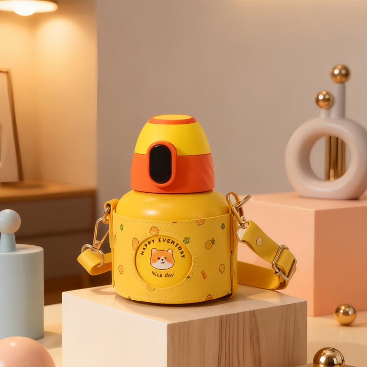 Insulated water bottle with practical carrying strap and cute design Kalsten