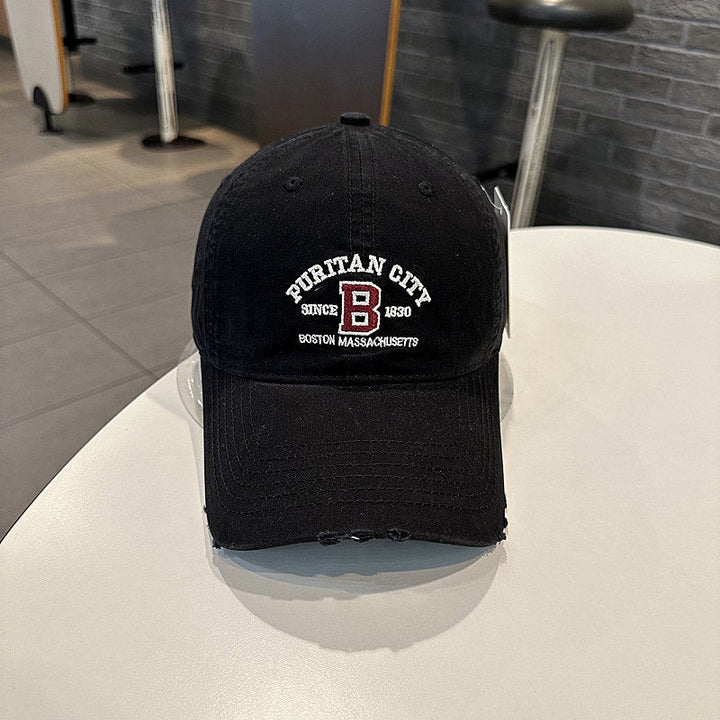 Men's Vintage-Inspired Embroidered Baseball Cap Kalsten