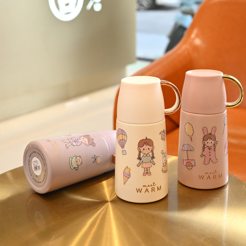 Ladies Insulated Carafe with Colorful Motif Design Kalsten