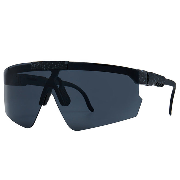 Unisex Futuristic Oversized Shield Sunglasses Kalsten