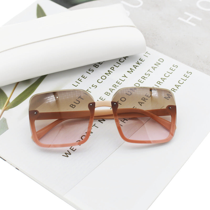 Women’s square sunglasses with extravagant leopard pattern Kalsten