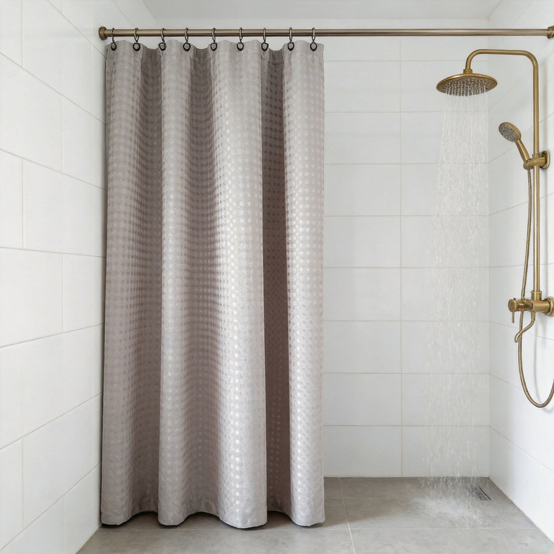 Textured Bathroom Shower Curtain Kalsten