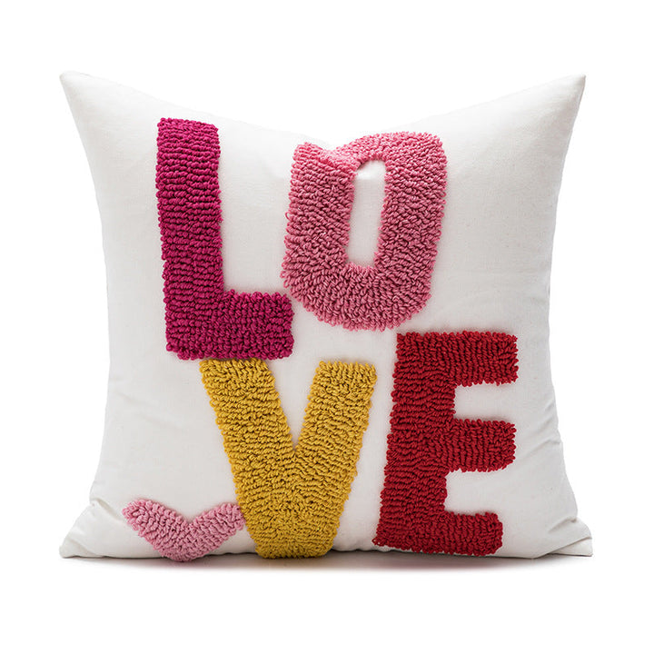 Women Decorative Pillowcase with Heart Pattern Kalsten