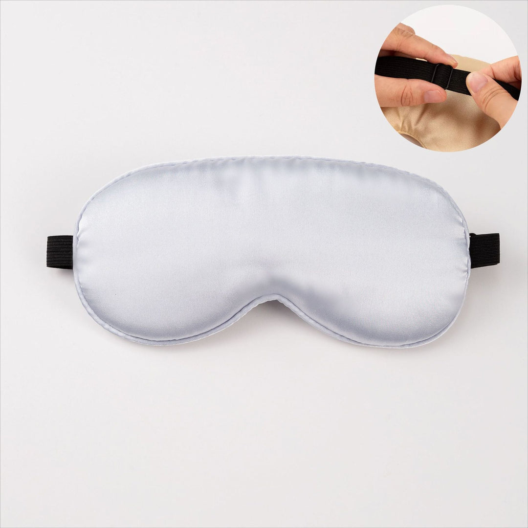 Unisex nan ergonomic sleep mask with adjustable elastic band and soft satin surface Kalsten