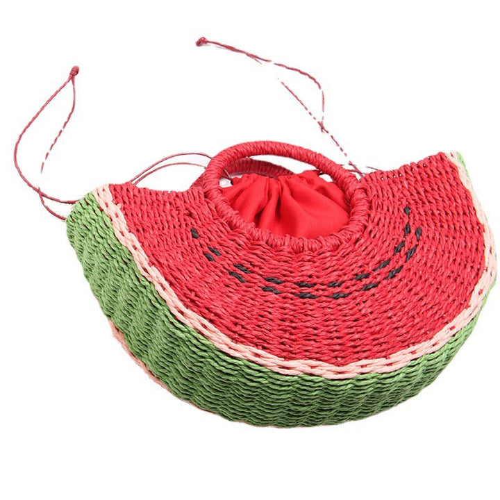 Handcrafted Basket Bag in Watermelon Design Kalsten