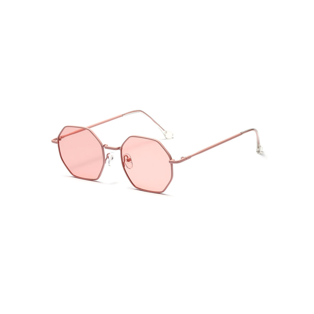 Women's octagonal sunglasses with elegant metal accents Kalsten