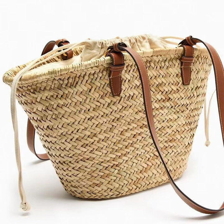 Elegant Braided Beach Bag Kalsten