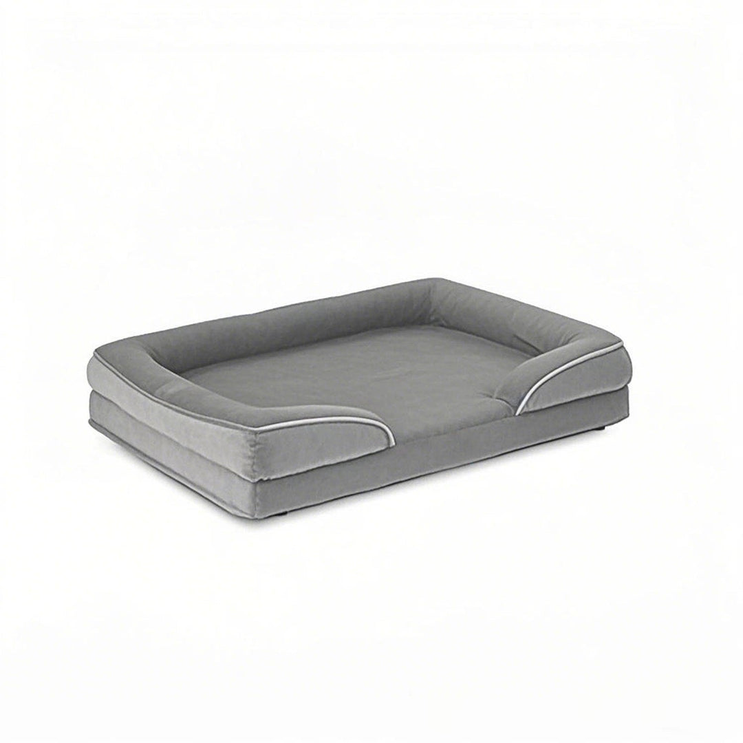 Plush Contoured Dog Bed