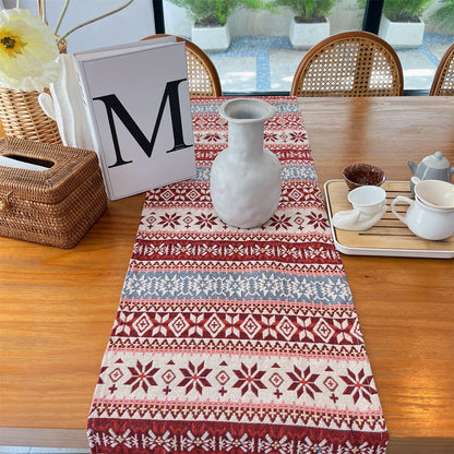 Elegant Geometric Pattern Table Runner