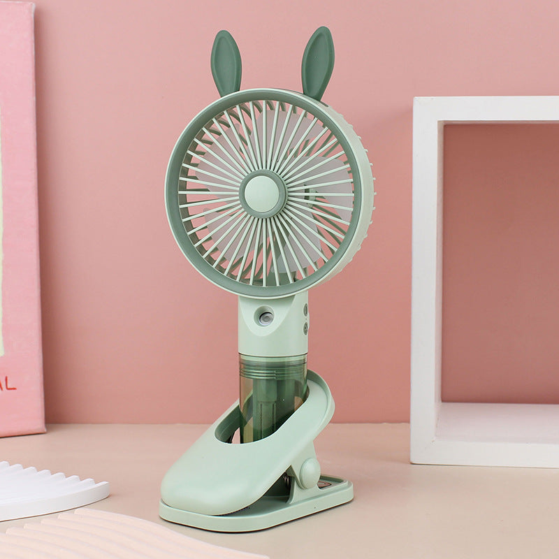 Women Portable Mini Fan with Spray Function Kalsten