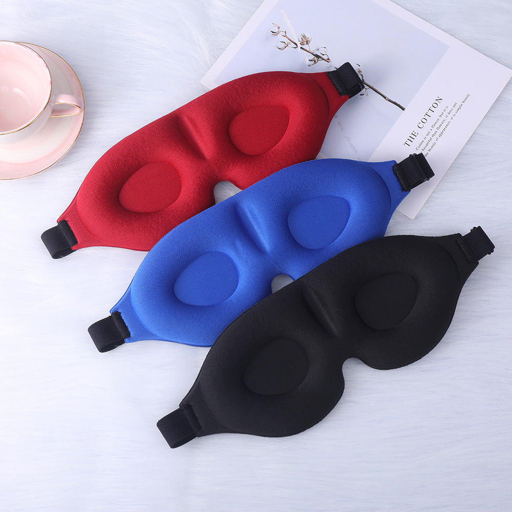 Unisex nan ergonomic 3D sleep mask with contoured eye cavities and adjustable comfort band Kalsten
