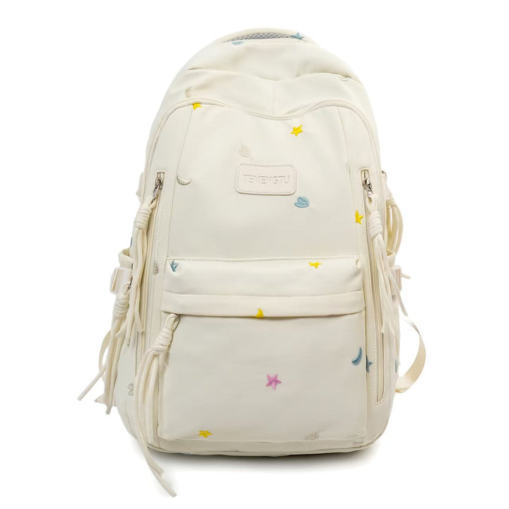 Multi-Pocket Embroidered Backpack Kalsten