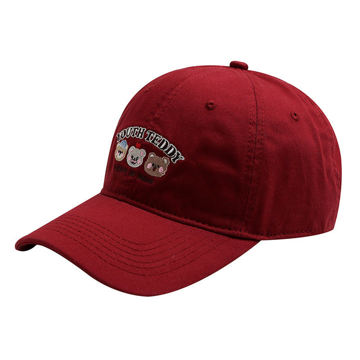 Women's Fun Embroidered Teddy Bear Baseball Cap Kalsten