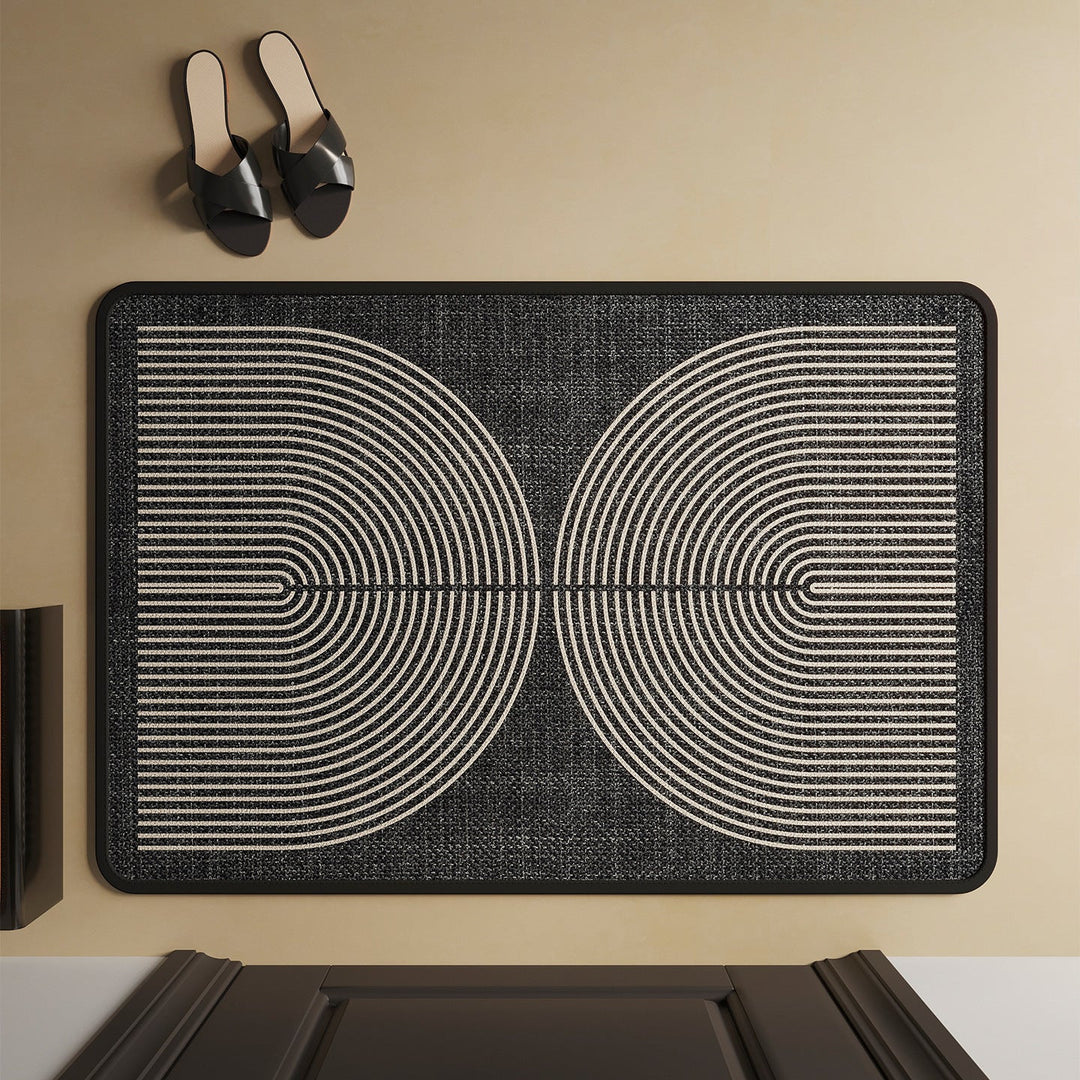 Modern Geometric Accent Mat