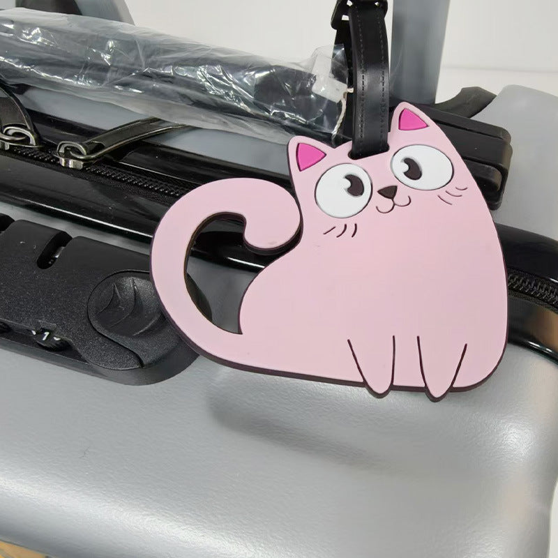 Cute Cat-Themed Luggage Tag Kalsten