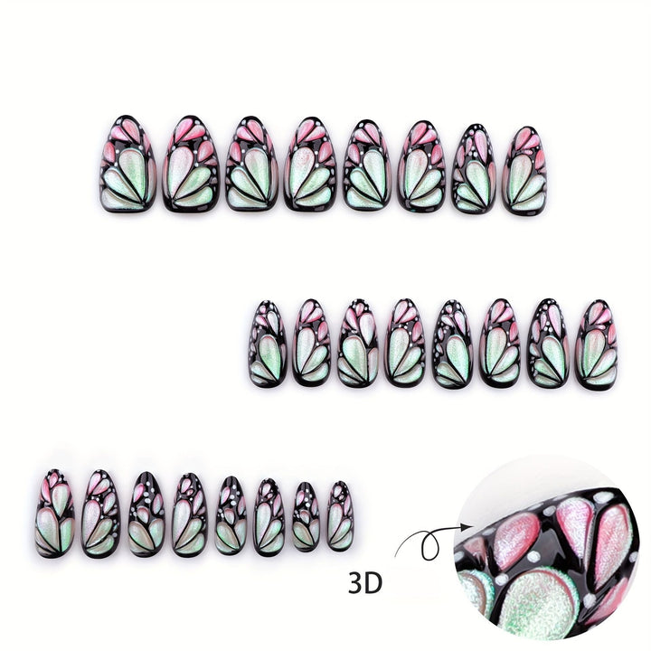 Artistic Butterfly Nail Art Kalsten