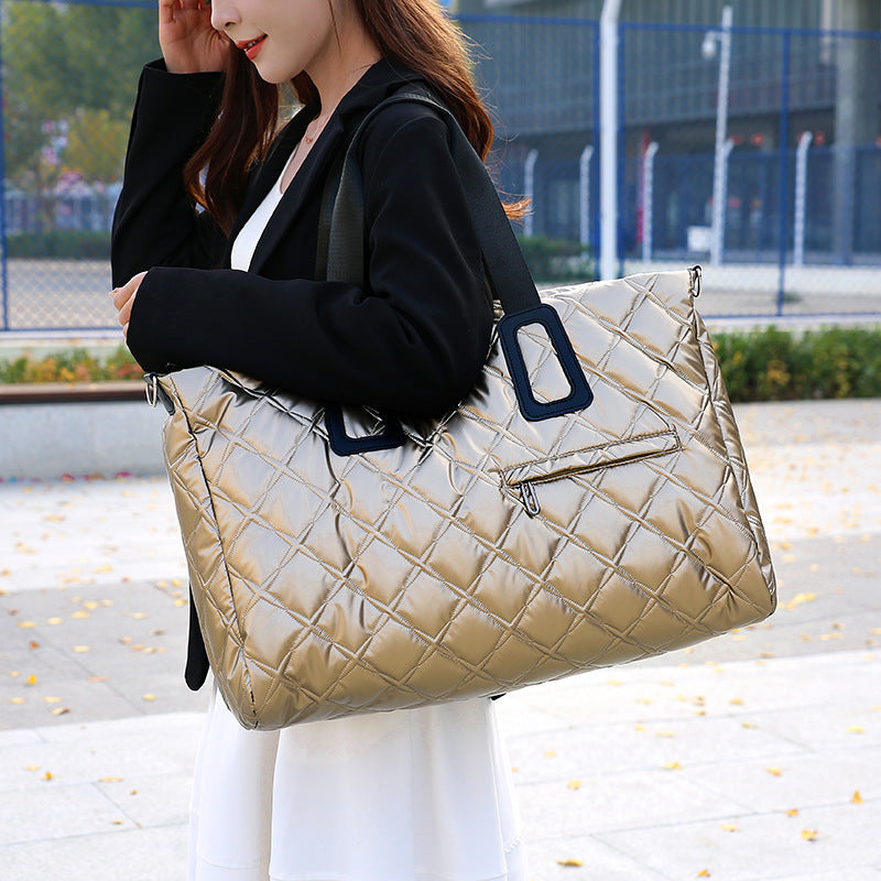Quilted Multi-Functional Travel Tote Bag Kalsten