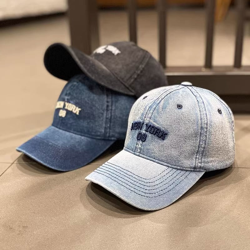 Women's Vintage Denim Baseball Cap Kalsten