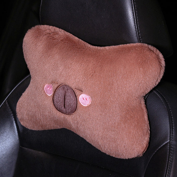 Plush Neck Support Pillow with Animal Design Kalsten