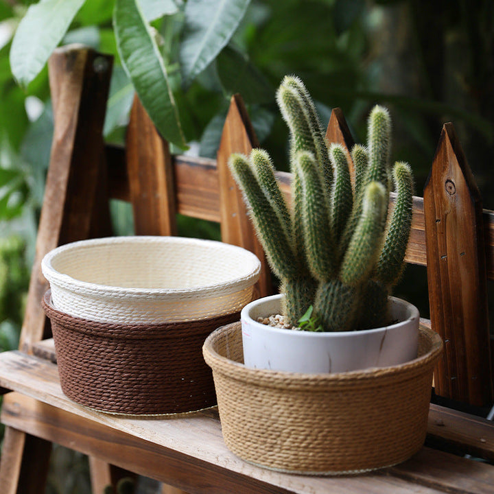 Natural Fiber Decorative Storage Container Kalsten