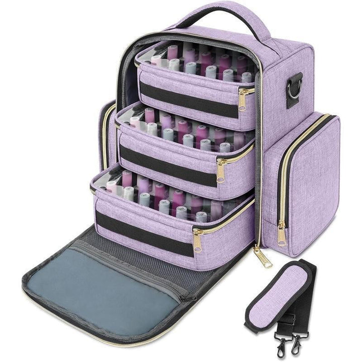 Practical cosmetic bag with multiple compartments Kalsten