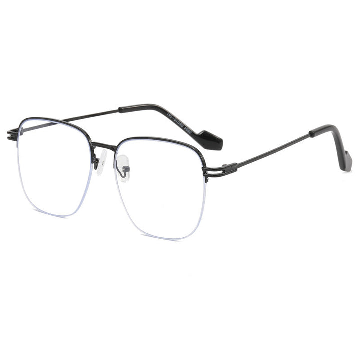 Women Designer Glasses with Square Frame and Glossy Metal Structure Kalsten