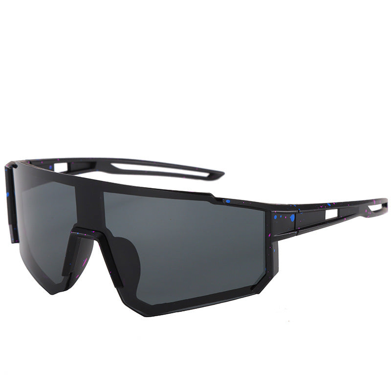 Men's Futuristic Oversized Shield Sunglasses Kalsten