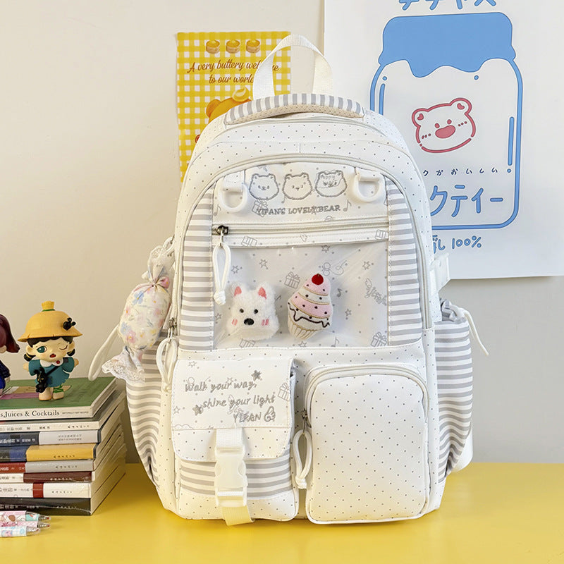 Cute Character Design School Backpack