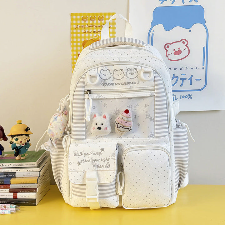 Cute Character Design School Backpack