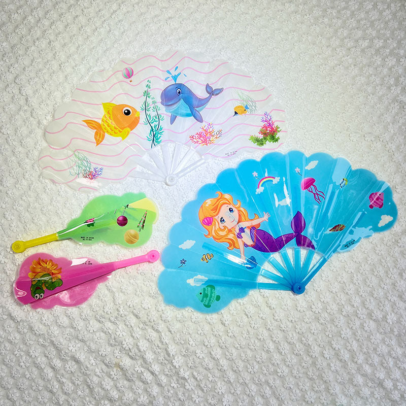 Ladies colorful folding fan Kalsten