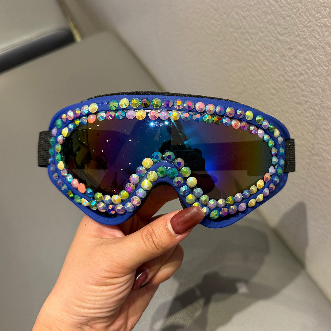 Ladies Ski Goggles with Sparkling Crystal Frame Kalsten