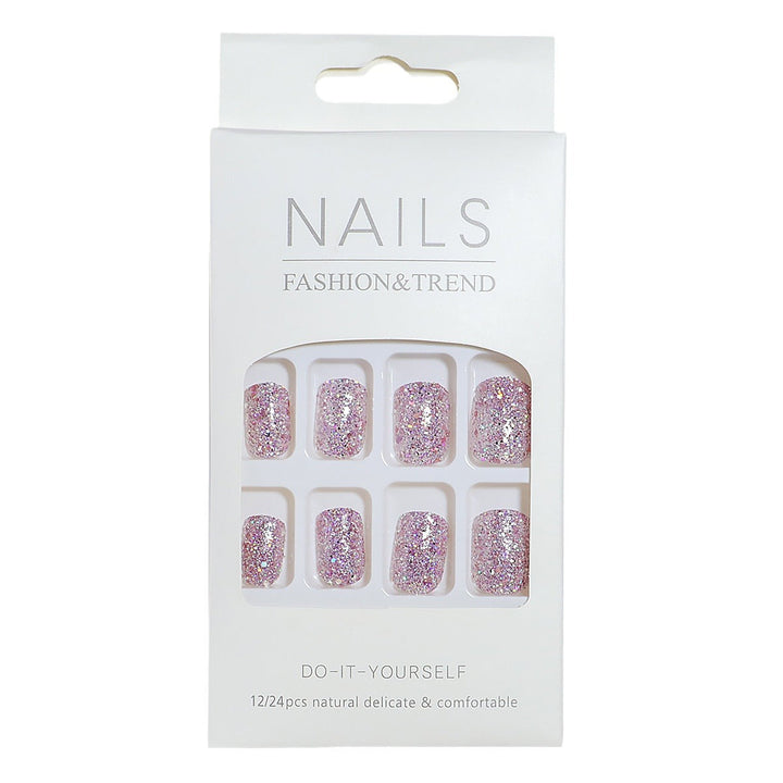DIY Glitter Press-On Nails Kalsten