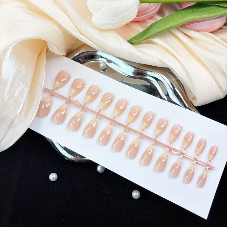 Natural Glossy Press-On Nail Set Kalsten