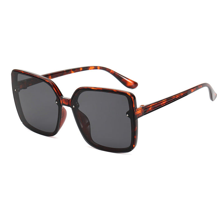Women's Oversized Square Sunglasses with Contrasting Frame Kalsten