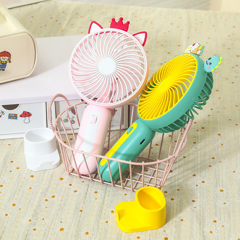 Women's Portable Hand Fan with Playful Animal Design Kalsten