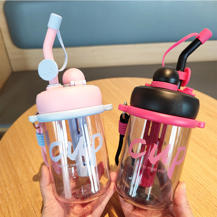 Women's drinking cup with safety lid and straw Kalsten