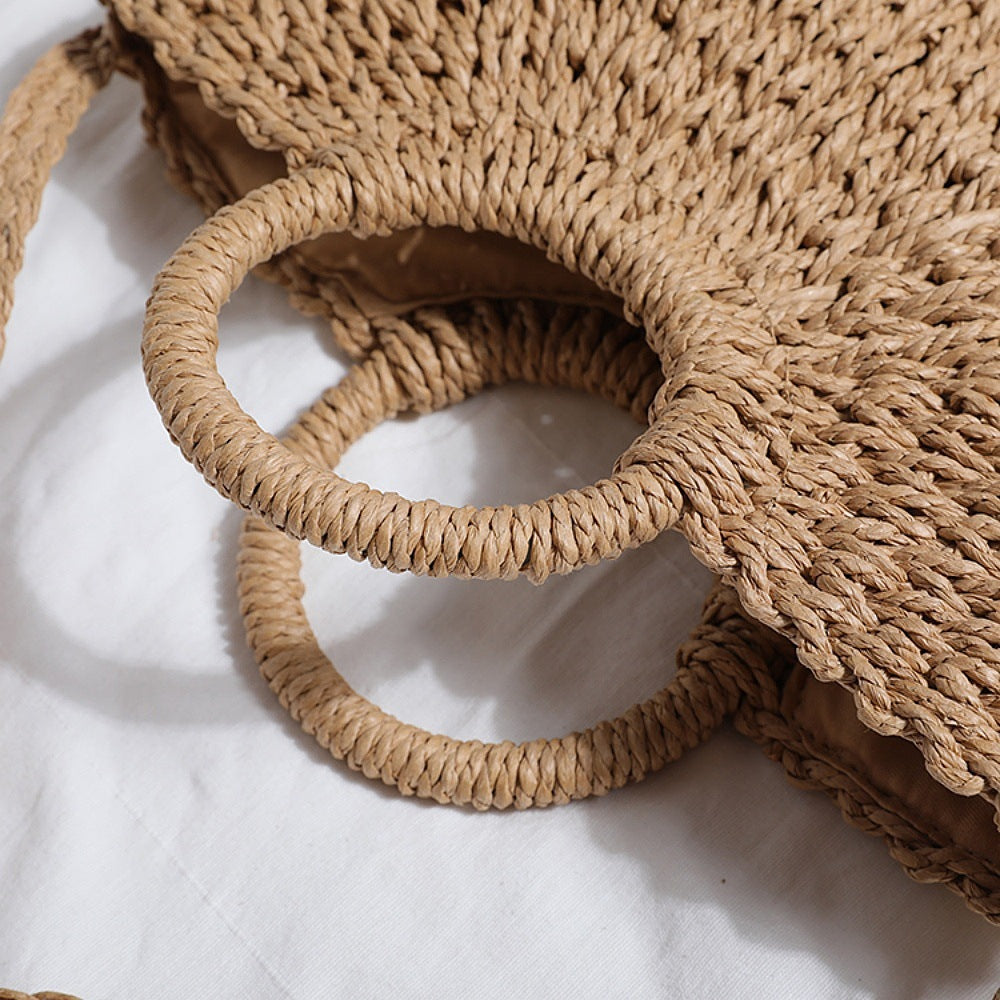 Handcrafted straw bag Kalsten