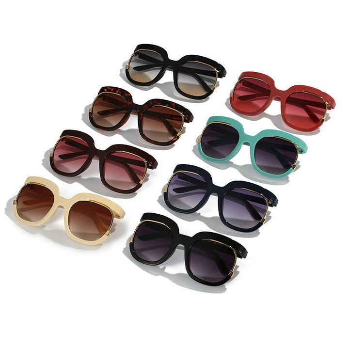 Women Oversized Sunglasses with Elegant Tortoise Design Kalsten