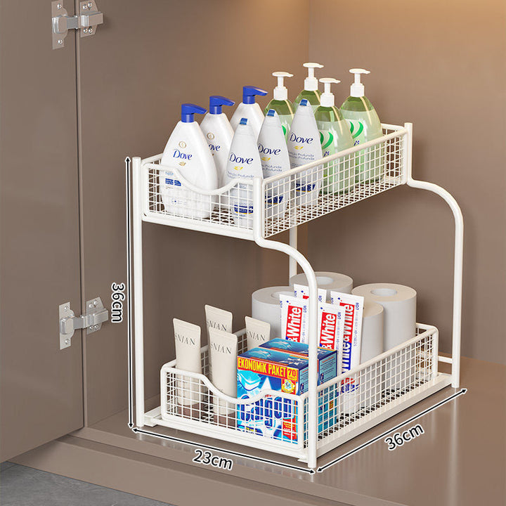 Two-Tier Under-Shelf Storage Organizer Kalsten